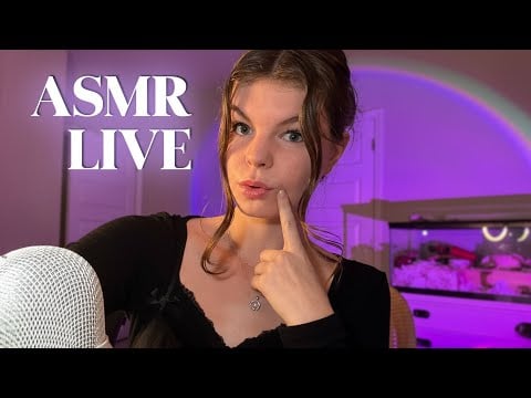 🔴 ASMR live | tingly triggers + cozy vibes