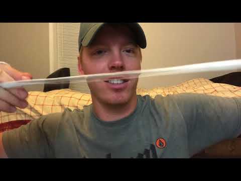 ASMR playing with string and chatting
