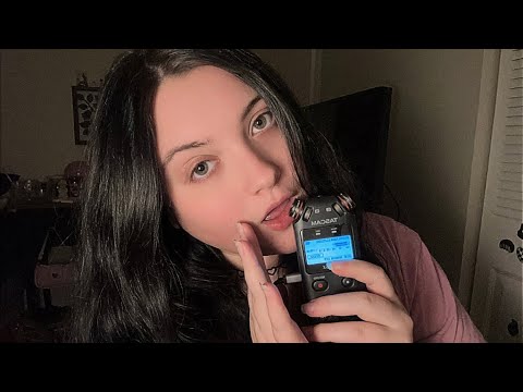 fast and chaotic asmr//breathy/anticipatory/ extreme word repetition/stuttering/rambling