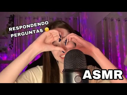 RESPONDENDO AS PERGUNTAS DE VOCÊS! ❤️ (ASMR)