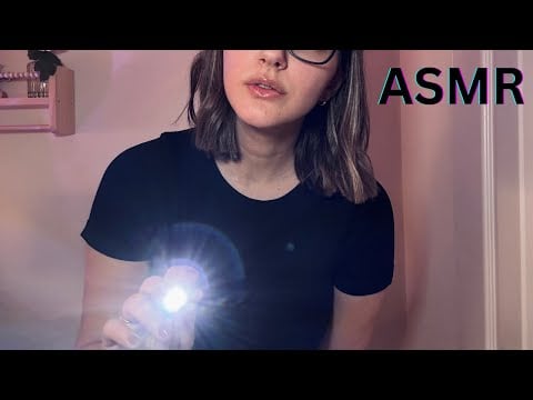 ASMR Eyes CLOSED Cranial Nerve Exam for Instant Sleep ✨