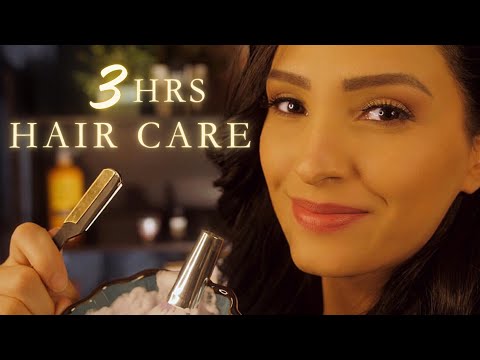 ASMR Sleep Inducing Haircut | Barbershop, Hair Treatments | Roleplay for Sleep