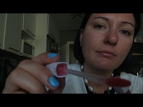 ASMR- Whisper life update and lipgloss application to you and me