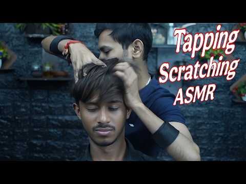 Indian Barber Massage With Intense Scratching & Tapping ASMR Therapy #fastscratching #tapping #asmr