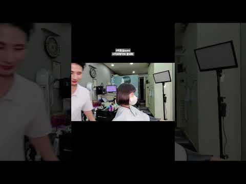 ASMR 시각과청각의 활성화 #멋내기 새치커버 #뿌리염색 흰머리도 먹으면서 밝게~ASMR visual and auditory activation #Cool gray hair