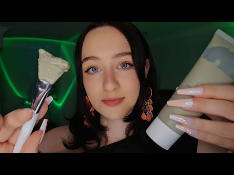 asmr doing your skincare treatment (personal attention + layered sounds)