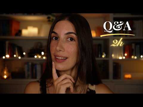 ASMR Q&A para Dormir 💛 2 Horas Respondiendo Vuestras Preguntas