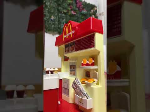 LANCHONETE MC DONALDS ANOS 80 - ASMR #shorts
