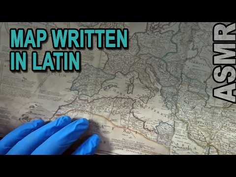 Roman Empire Map Is Entirely in Latin… Can You Read It? | Vintage Cartography ASMR History