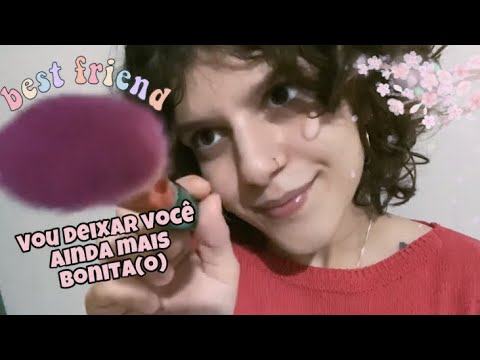 AMIGA BOAZINHA ARRUMANDO VOCÊ | ASMR ROLEPLAY PERSONAL ATTENTION, MAKEUP, HAIR [...]