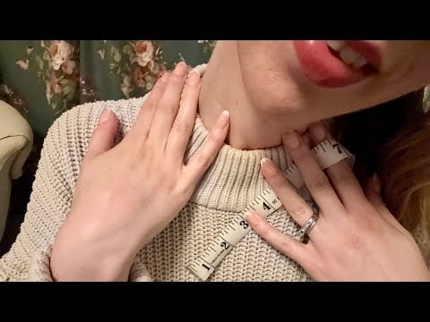 Asmr- relaxing nape of the neck exam/ inspection/ massage 💆‍♀️ 