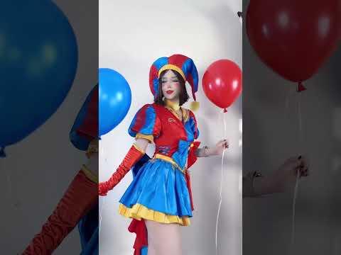 Dance with Pomni 🎈​⁠ #cosplay #tadc #digitalcircus #pomni #pomnitadc #tadccosplay #jester