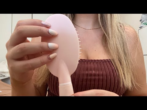 ASMR Brushing my hair ✨