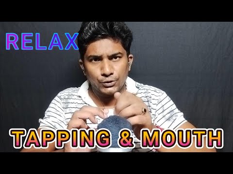 asmr mouth sounds and tapping for sleep