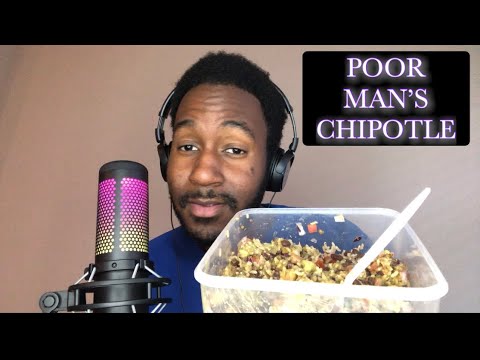 ASMR | I Made A Poor Man’s Chipotle Bowl