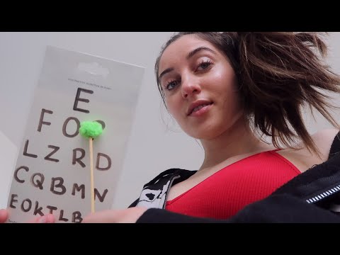 POV Laying on My Lap ~ ASMR Ear and Eye Exam