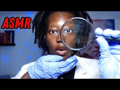 ASMR THERE’S SOMETHING WRONG WITH YOUR EYE 👁️ SIMPLE TEST, NEW TREATMENT + EYE SMOOCHES