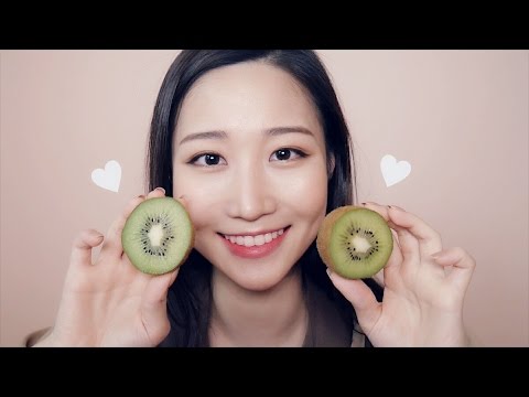 ASMR 이야기도 하고 키위도 냠냠 Kiwi Fruit Eating sounds, Whisper