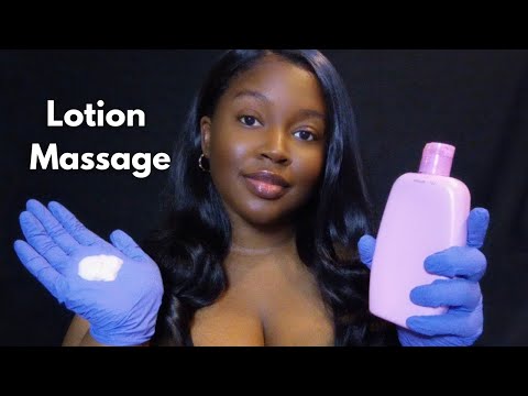 ASMR | Fast Lotion Massage (with Gloves)