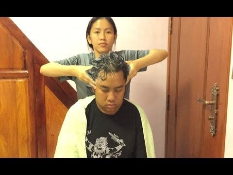 ASMR Shampoo Head Massage Soothing Relaxing ! CAM Sister