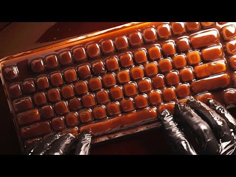 ASMR | Not AI. Just Real Chocolate Syrup Keyboard Sounds 🍫