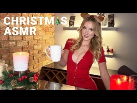 COZY CHRISTMAS ASMR | Cute Bartender comforts you🎄