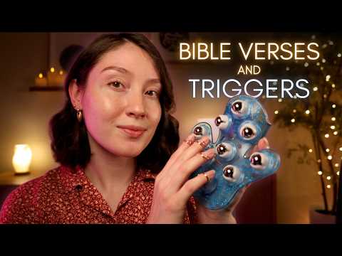 Christian ASMR ✨10 Bible Verses for Courage + Relaxing Triggers ✨