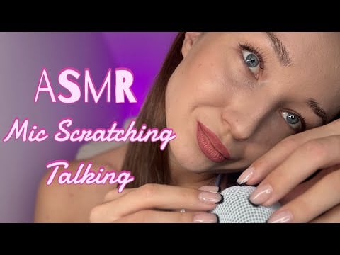 ASMR Mic Scratching and Talking 🎙️