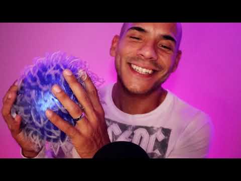 fast / slow ASMR 1 Squishy Ball: 10 Tingly Triggers (I accidentally popped it at the end lol)