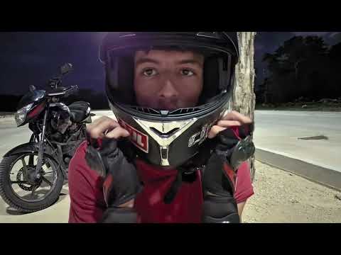 ASMR during sunset at the secret place 🏍