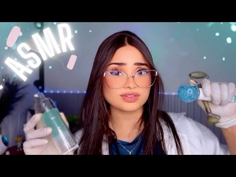 ASMR: EXAMINADO E JULGANDO A SUA PELE+tratamento completo!