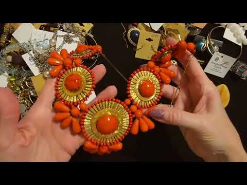 ASMR | Thrift Store Vase of Jewelry Show & Tell (Whisper)