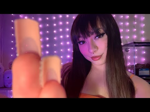 ASMR Close Hand Movements & Whispers | Visual Triggers