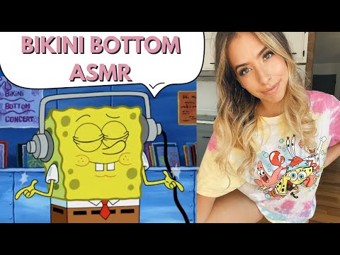 ASMR| Spongebob Trigger Words ~ Mouth Sounds w/ Hand Movements