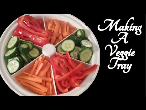 ASMR Making a Veggie Tray  ☀365 Days of ASMR☀