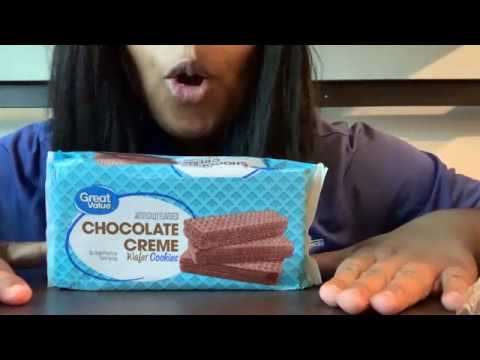 ASMR // Eating Chocolate Wafers , Star Crunch , Nutty Bars 🍫