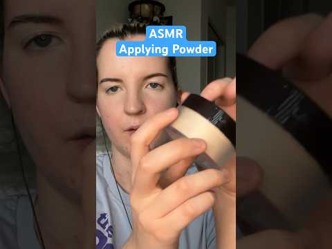 ASMR Doing my makeup, applying powder and tapping #asmr #makeupasmr #personalattention