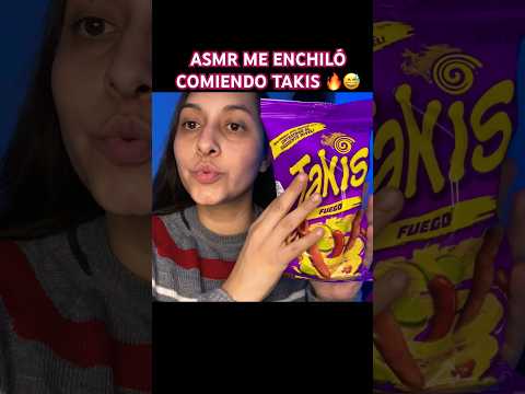 ME ENCHILÉ COMIENDO TAKIS 🥲 #asmrcasero #asmrmouthsounds #takis #asmrfood #asmrsnacks