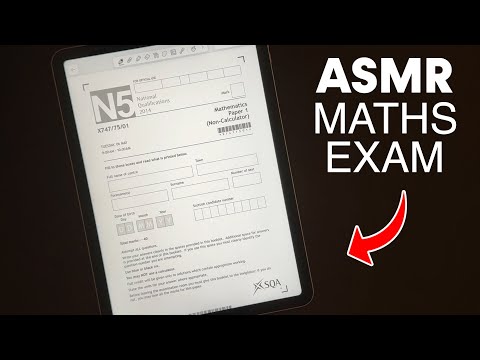 [ASMR] Can I Solve a High School Maths Exam?