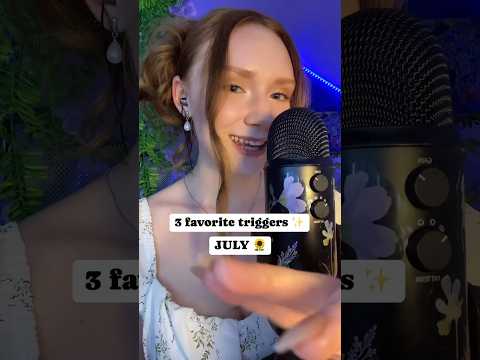 My fav triggers 🥇🥈🥉 #asmr