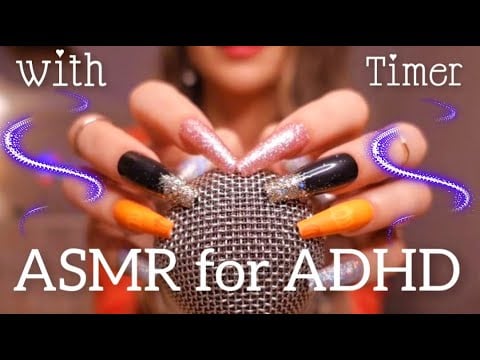 ASMR for ADHD & People Who Get Bored Easily ❤️ ~ With  Timer ~ Changing Triggers Every Minute