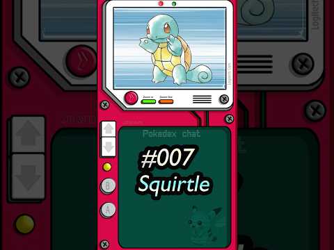 Relaxing Pokedex | Squirtle 💦 #asmr #shorts #pokemon #asmrvideos #asmrsounds