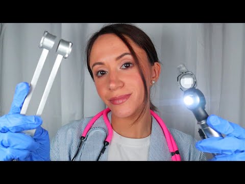 ASMR / Concussion Test (medical roleplay)