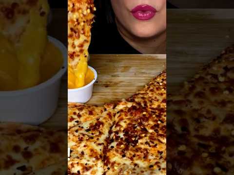 Eating Cheesy Pizza #food #asmr #mouthsounds #cheesepizza