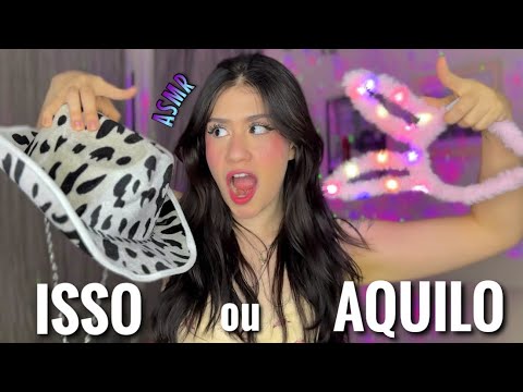 ASMR QUAL OBJETO VOCÊ PREFERE? sons satisfatório