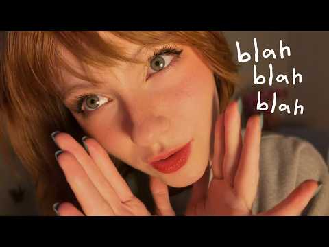 inaudible / unintelligible whispers asmr (ramble, ear to ear)