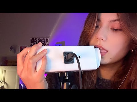 ASMR Ear licking Intense & Gentle Breathing