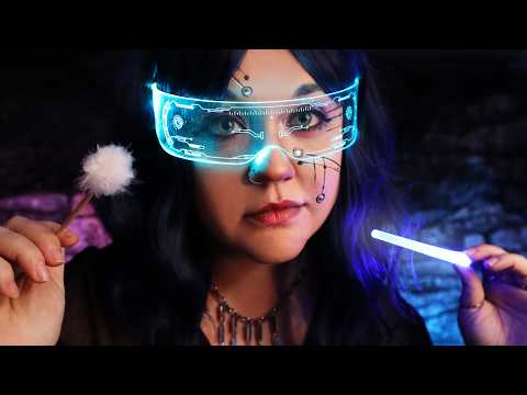 ASMR ⚡ Back-Alley Cyberpunk Brain Cleaning (Soft-Spoken) Brain Massage and Decluttering Your Mind