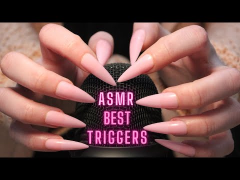 Asmr Sleep Triggers - Brain Melting Mic Scratching ,Tapping,Brushing & Massage -No Talking for Sleep