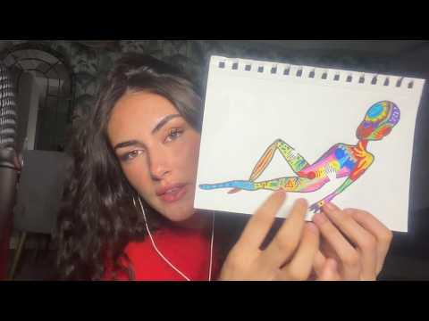 asmr te enseño mi arte